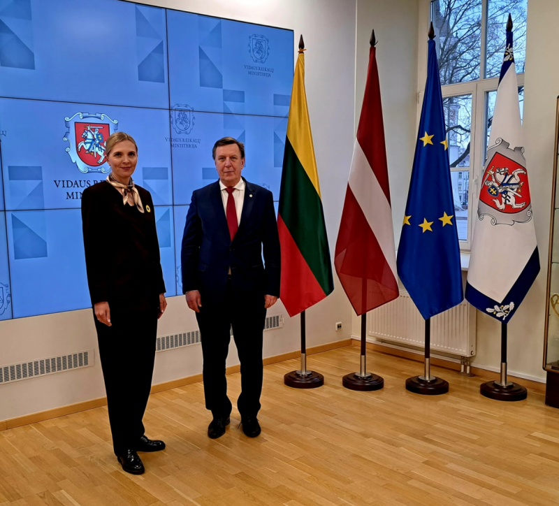 Latvijas un Lietuvas iekšlietu ministri
