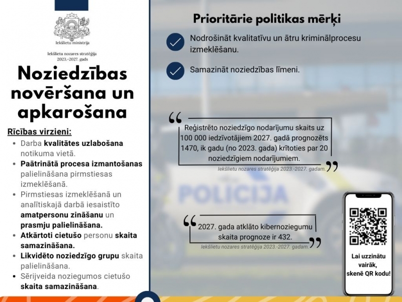 Noziedzības novēršana un apkarošana