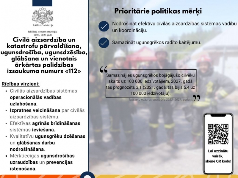 Civilā aizsardzība un katastrofu pārvaldība