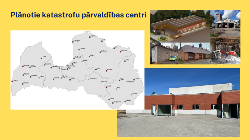 Vizuālis ar Latvijas karti