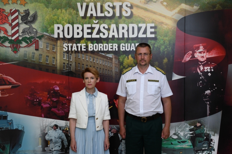 iekšlietu ministre un VRS priekšnieks