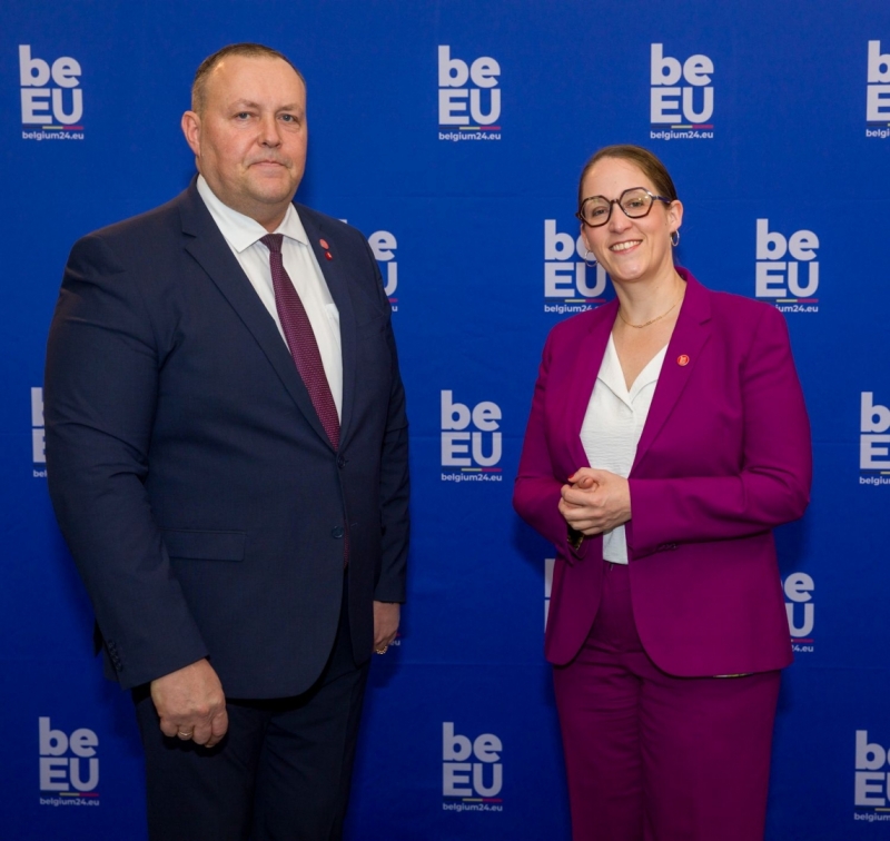 Iekšlietu ministrs un Beļģijas valsts sekretāre 