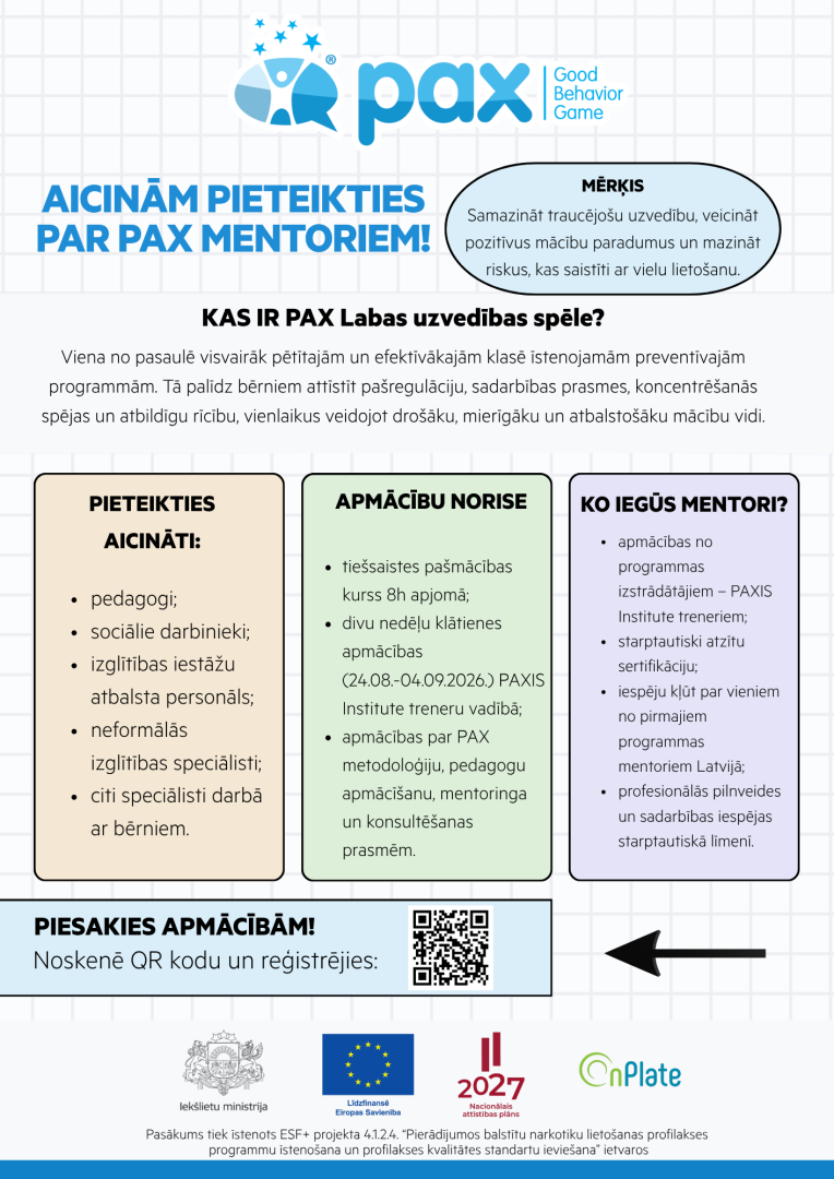Plakāts mentoriem