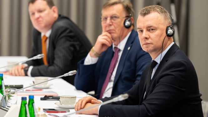 Baltijas valstu un Polijas iekšlietu ministru sanāksme Varšavā 28.08.2023.