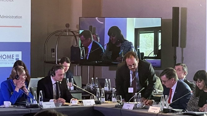 Iekšlietu ministrs konferencē Grieķijā