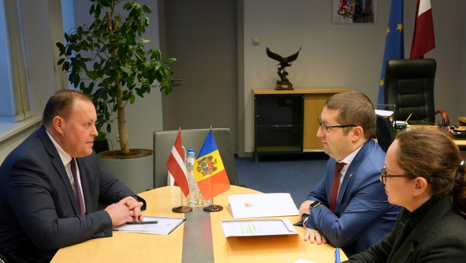 Iekšlietu ministra tikšanās ar Moldovas vēstnieku