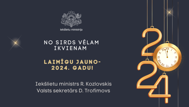 No sirds vēlam ikvienam laimīgu Jauno - 2024. gadu!