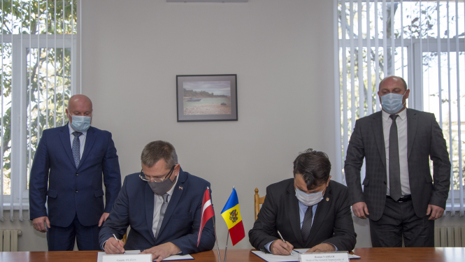 Tikšanās ar Moldovas robežsardzes priekšnieku