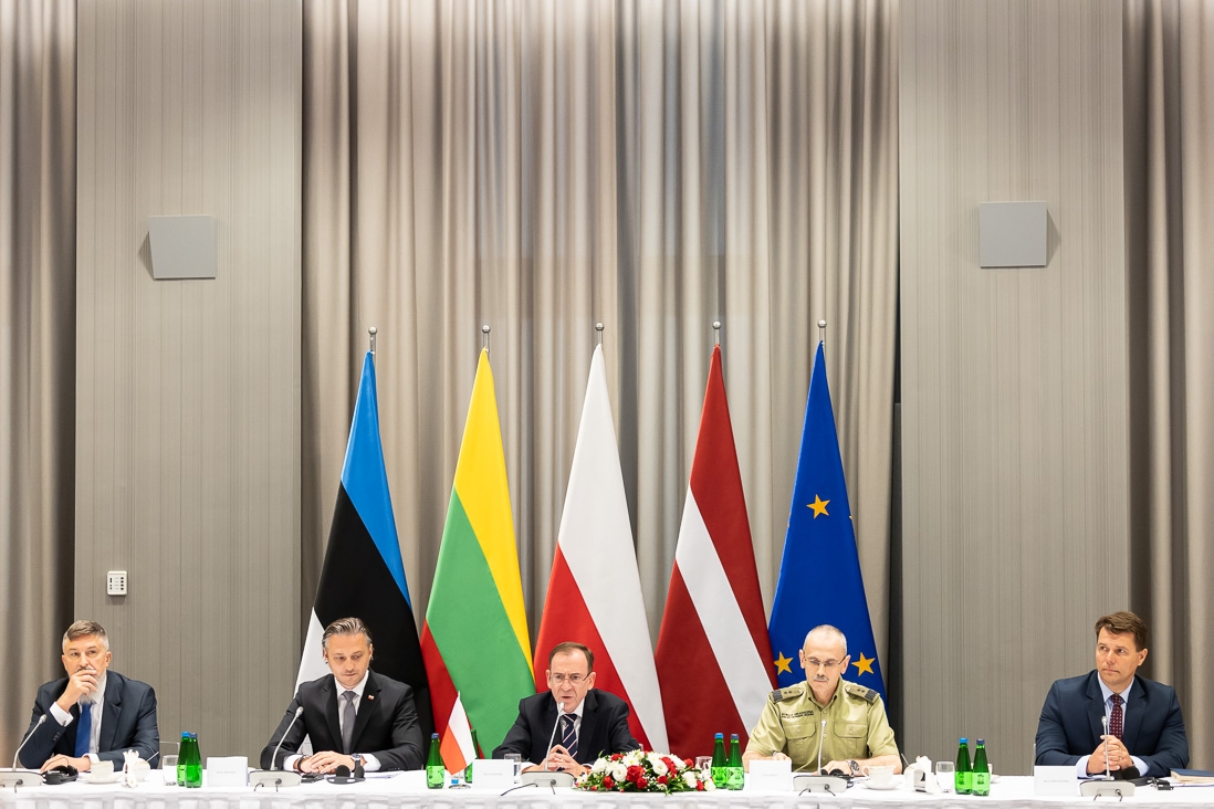 Baltijas valstu un Polijas iekšlietu ministru sanāksme Varšavā 28.08.2023.