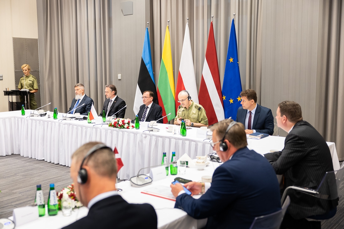 Baltijas valstu un Polijas iekšlietu ministru sanāksme Varšavā 28.08.2023.