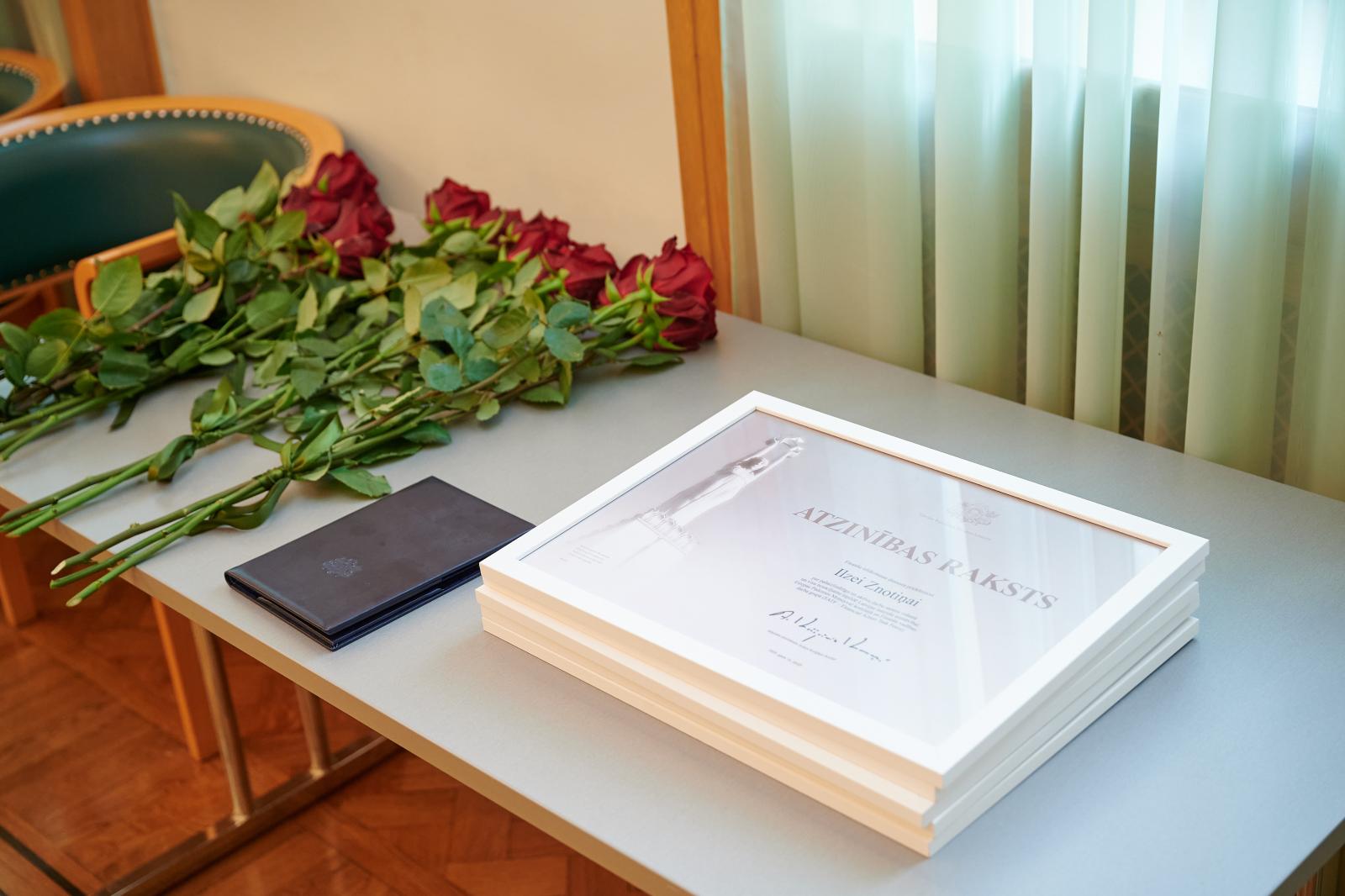 MK Atzinības raksts