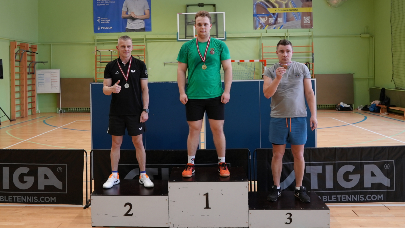 Iekšlietu ministrijas čempionāta sacensības galda tenisā 