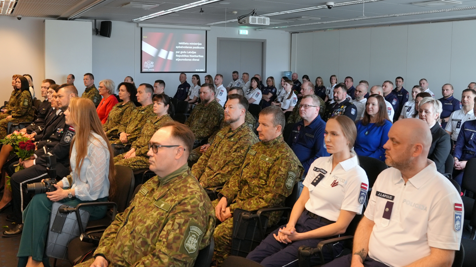 Apbalvošanas pasākums par godu Latvijas Neatkarības atjaunošanas 36.gadadienai