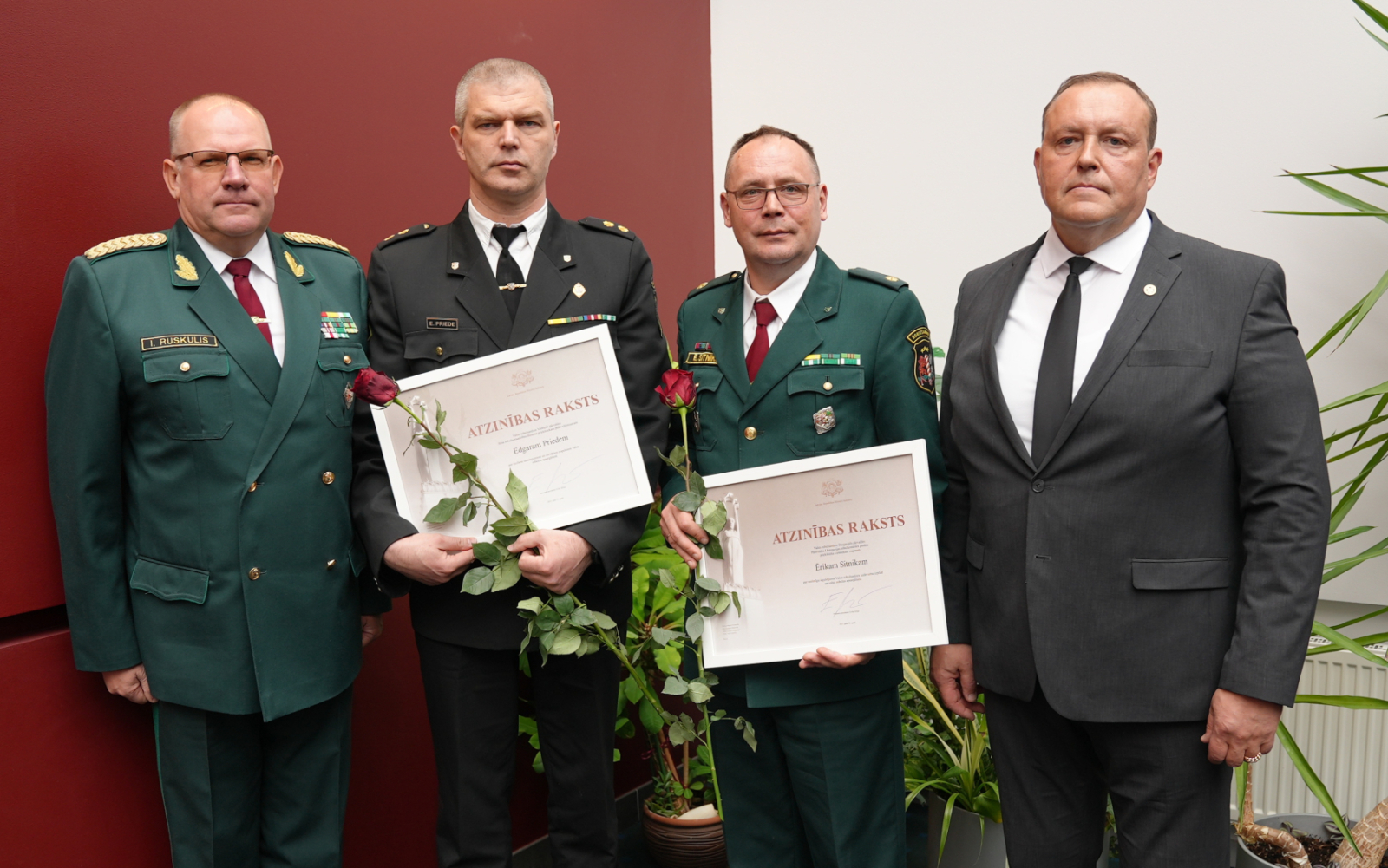 Apbalvošanas pasākums par godu Latvijas Republikas Neatkarības atjaunošanas 35. gadadienai