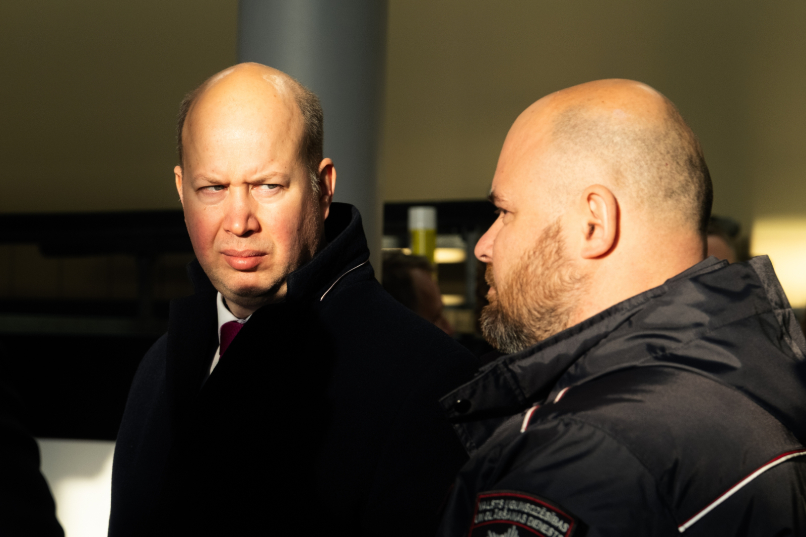 Igaunijas iekšlietu ministrs Igors Taro tiekas ar savu Latvijas kolēģi Rihardu Kozlovski, lai pārrunātu sadarbību cīņā pret pārrobežu noziedzību