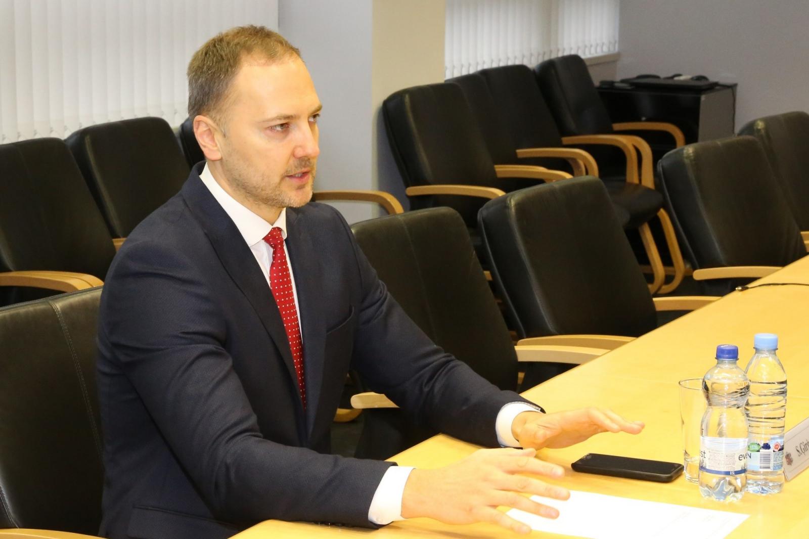 iekšlietu ministrs Sandis Ģirģens