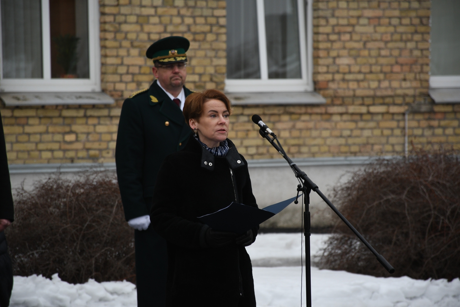 Iekšlietu ministre uzrunā VRS