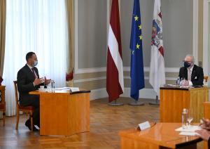 iekšlietu ministrs tiekas ar valsts prezidentu