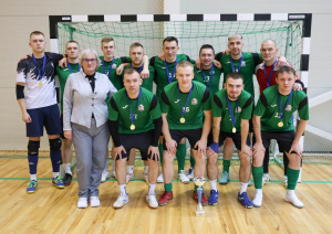 Iekšlietu ministrijas čempionāta sacensībās telpu futbolā uzvar  Valsts robežsardzes komanda