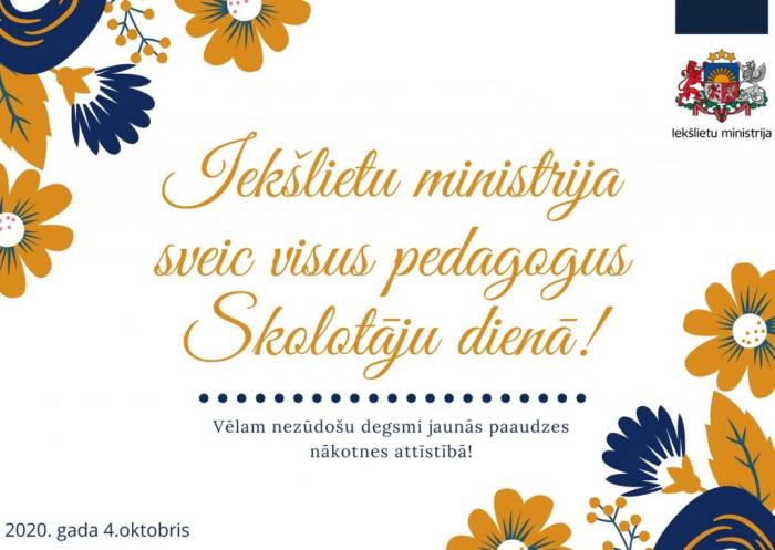 Sveicam Skolotāju dienā!