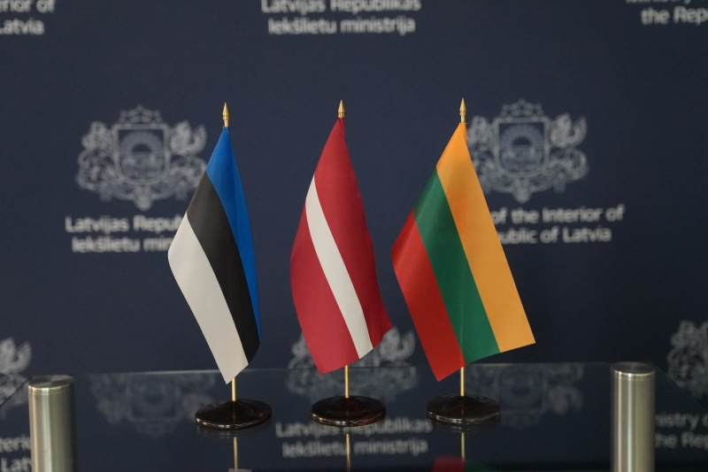 Igaunijas, Latvijas, Lietuvas karodziņi