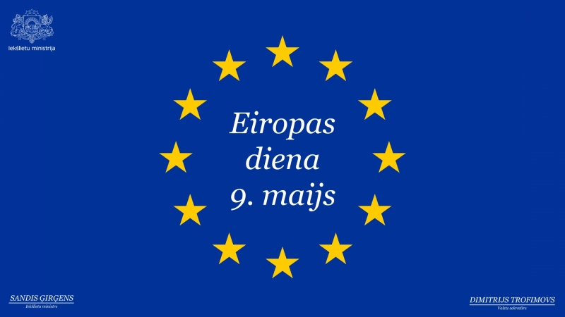 Iekšlietu ministrija sveic Eiropas dienā