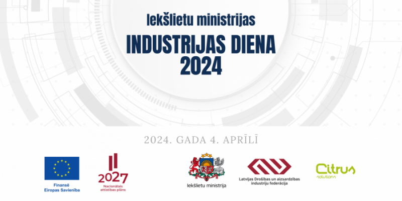 Info baneris par Industrijas dienu