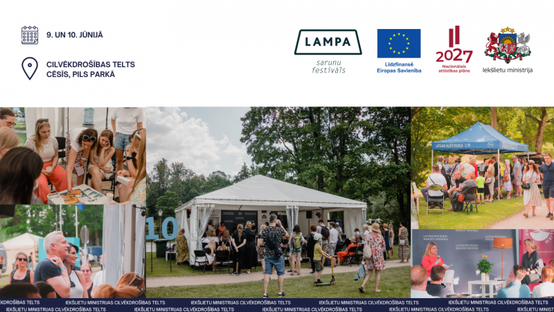 Iekšlietu nozares dalība sarunu festivālā LAMPA