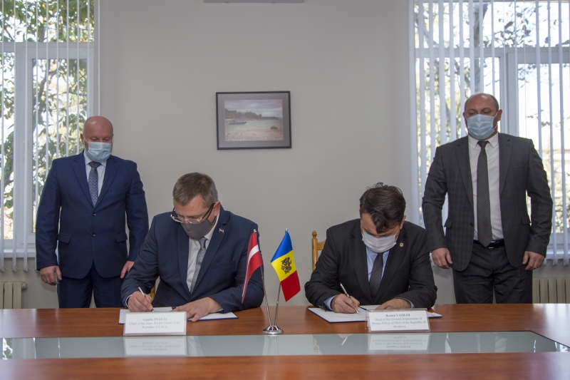 Tikšanās ar Moldovas robežsardzes priekšnieku