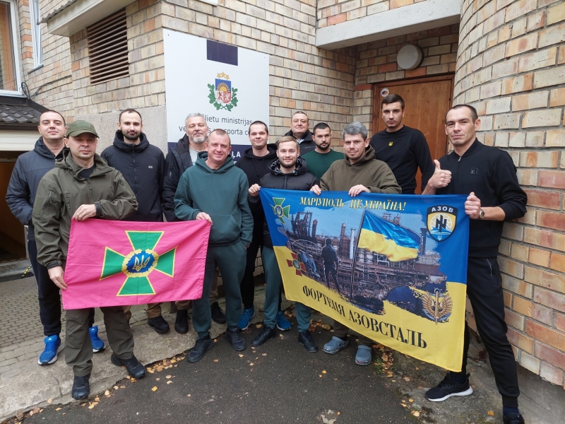 Ukrainas robežsargu grupa Latvijā