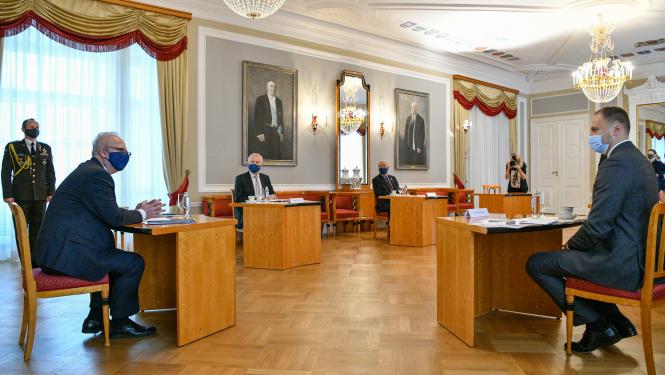 iekšlietu ministrs tiekas ar valsts prezidentu