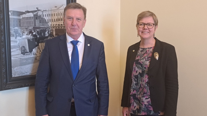 Latvijas un Somijas iekšlietu ministri