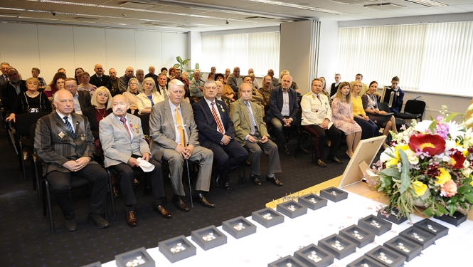 Iekšlietu ministrijā godina Čornobiļas AES avārijas seku likvidēšanas dalībniekus