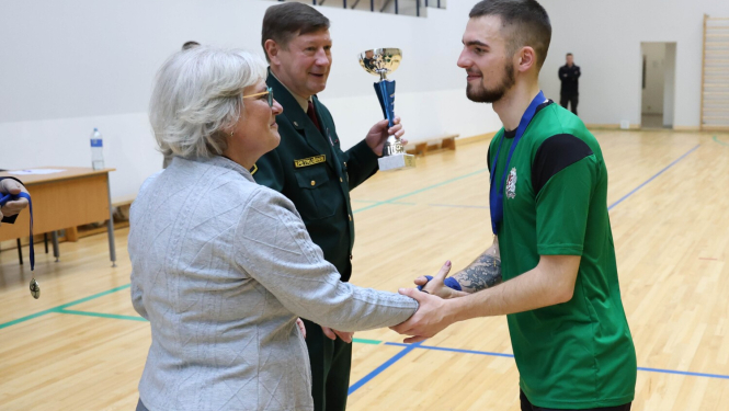Iekšlietu ministrijas čempionāta sacensībās telpu futbolā uzvar  Valsts robežsardzes komanda