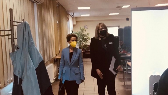 Iekšlietu ministre PMLP Daugavpilī