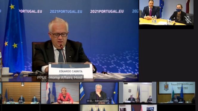 Iekšlietu ministrs piedalās Eiropas Savienības sanāksmē