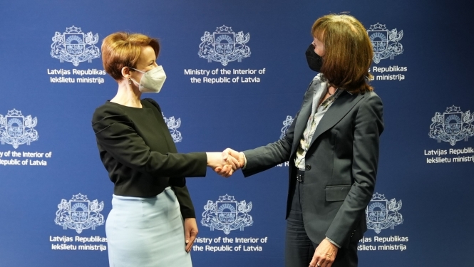 iekšlietu ministres tikšanās