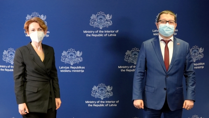 Moldovas vēstnieks tiekas iekšlietu ministri