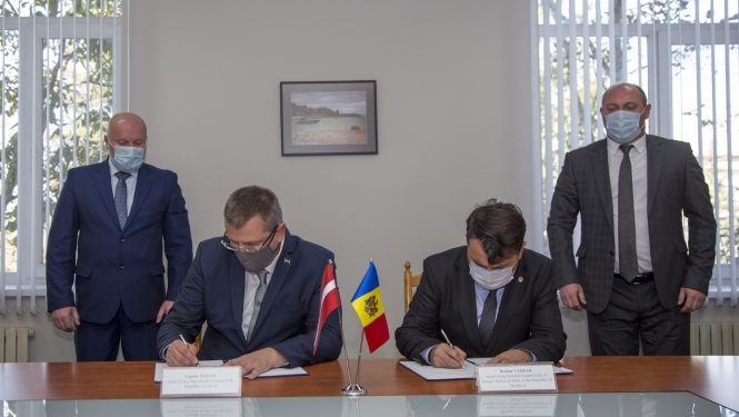 Tikšanās ar Moldovas robežsardzes priekšnieku