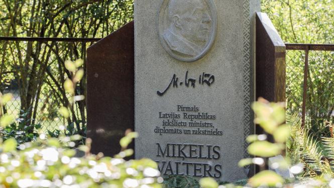 Latvijas pirmā iekšlietu ministra un Ievērojamā Latvijas valsts un sabiedriskā darbinieka Miķeļa Valtera mirstīgo atlieku pārapbedīšana Latvijā