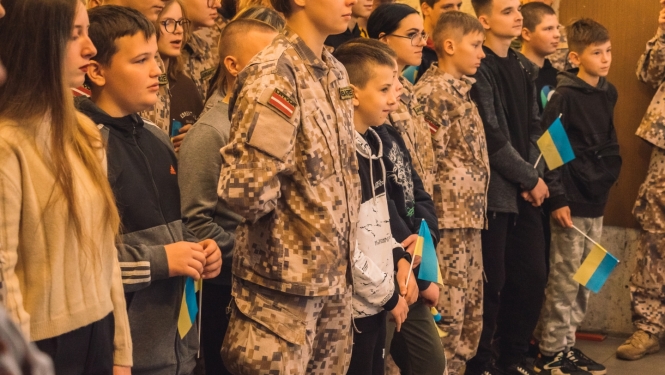bērni no Ukrainas iekšelepās
