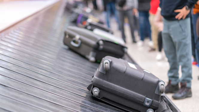 Ceļojuma somas lidostā