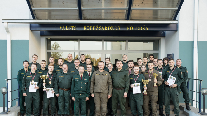 Aizvadītas XVIII robežsargu norīkojumu sacensības