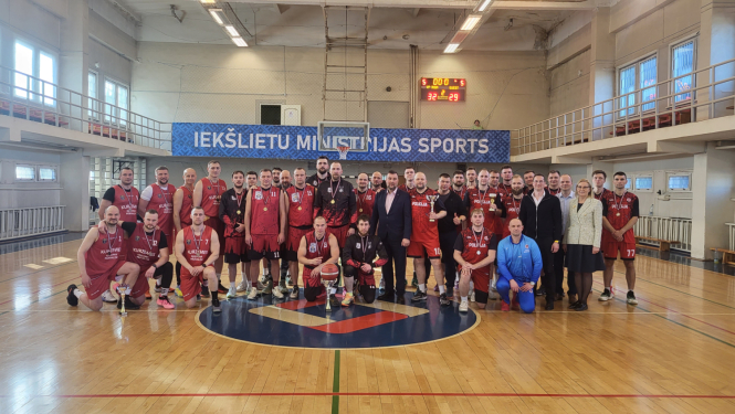 Valsts policijas čempionāta sacensībās basketbolā uzvar Rīgas reģiona pārvaldes komanda