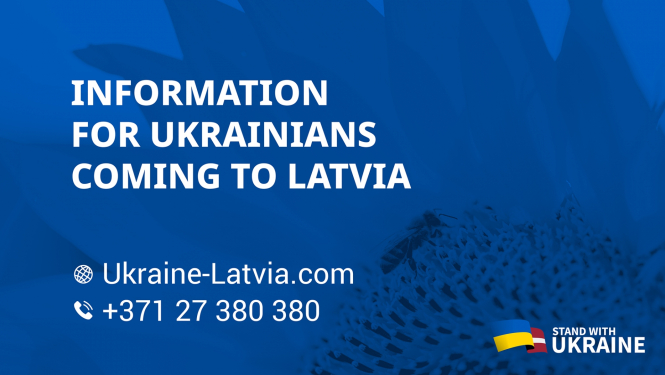 Information for ukrainians coming to Latvia