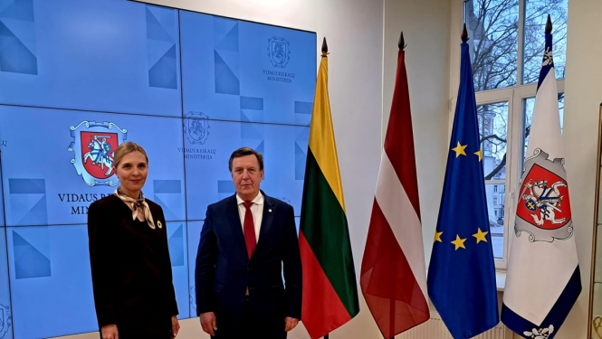 Latvijas un Lietuvas iekšlietu ministri