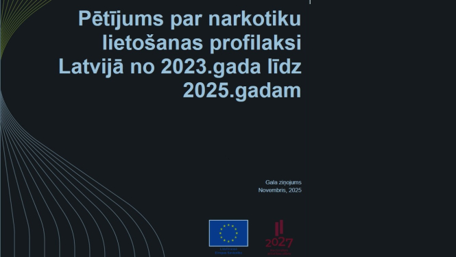 Pētījums par narkotiku lietošanas profilaksi Latvijā no 2023.gada līdz 2025.gadam