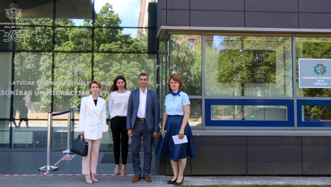 Iekšlietu ministre pie PMLP