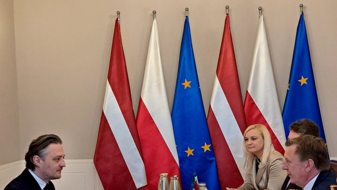 Iekšlietu ministrs vizītē Polijā