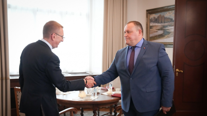 Iekšlietu ministrs tiekas ar Valsts prezidentu